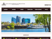 Tablet Screenshot of capitalallergy.com